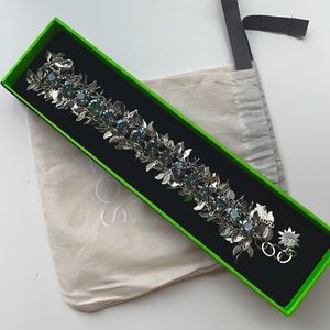 Swarovski MOTION bracelet (Indian sapphire/silver-plated)